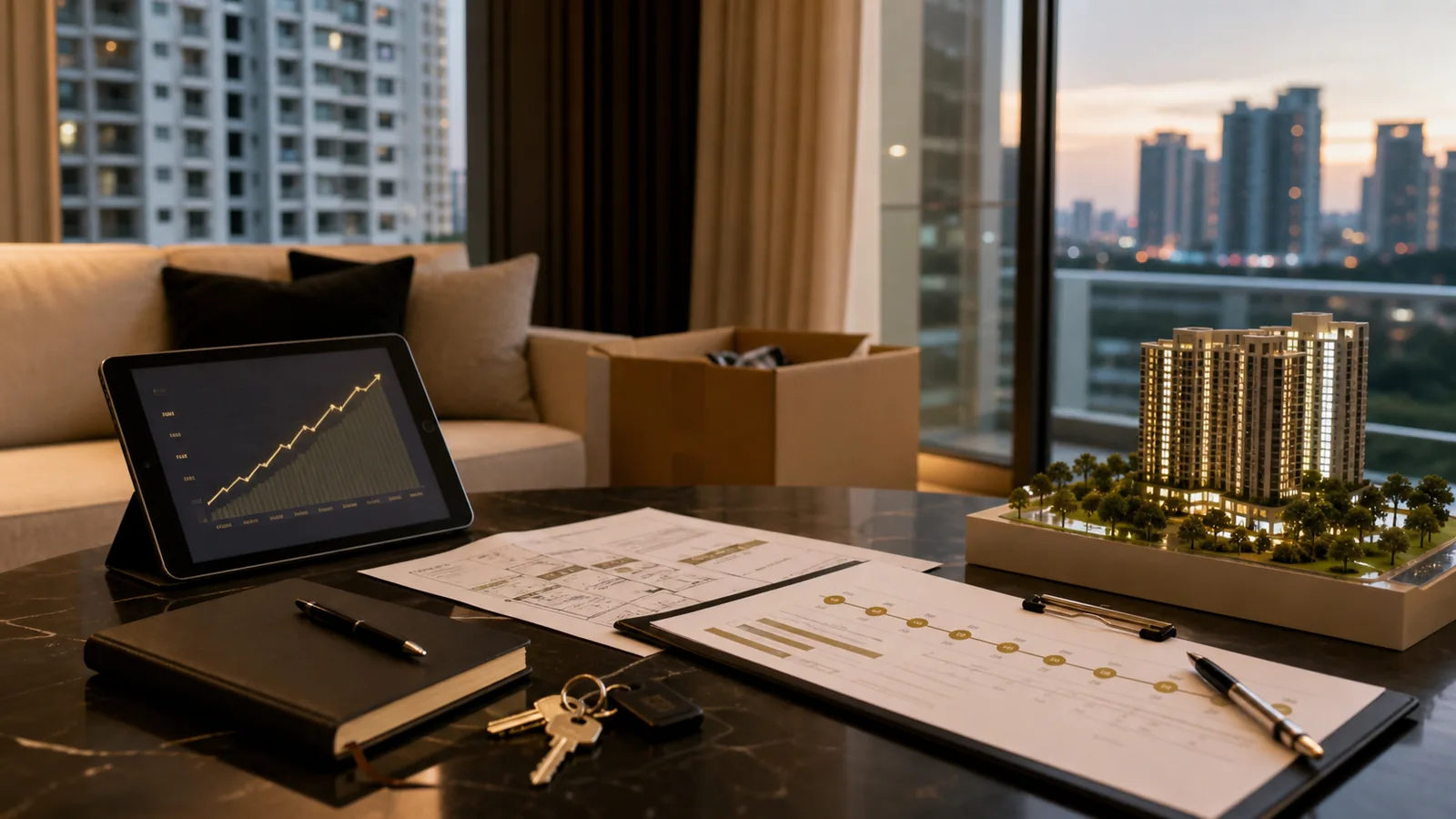 Zach Lin HDB upgrader property agent Singapore planning upgrade timeline, condo model and finance chart